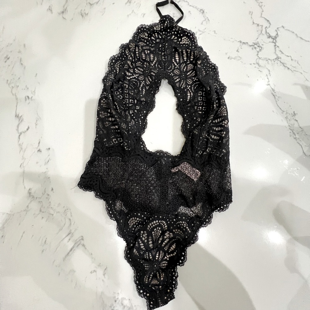 Victoria’s Secret lace halter lingerie